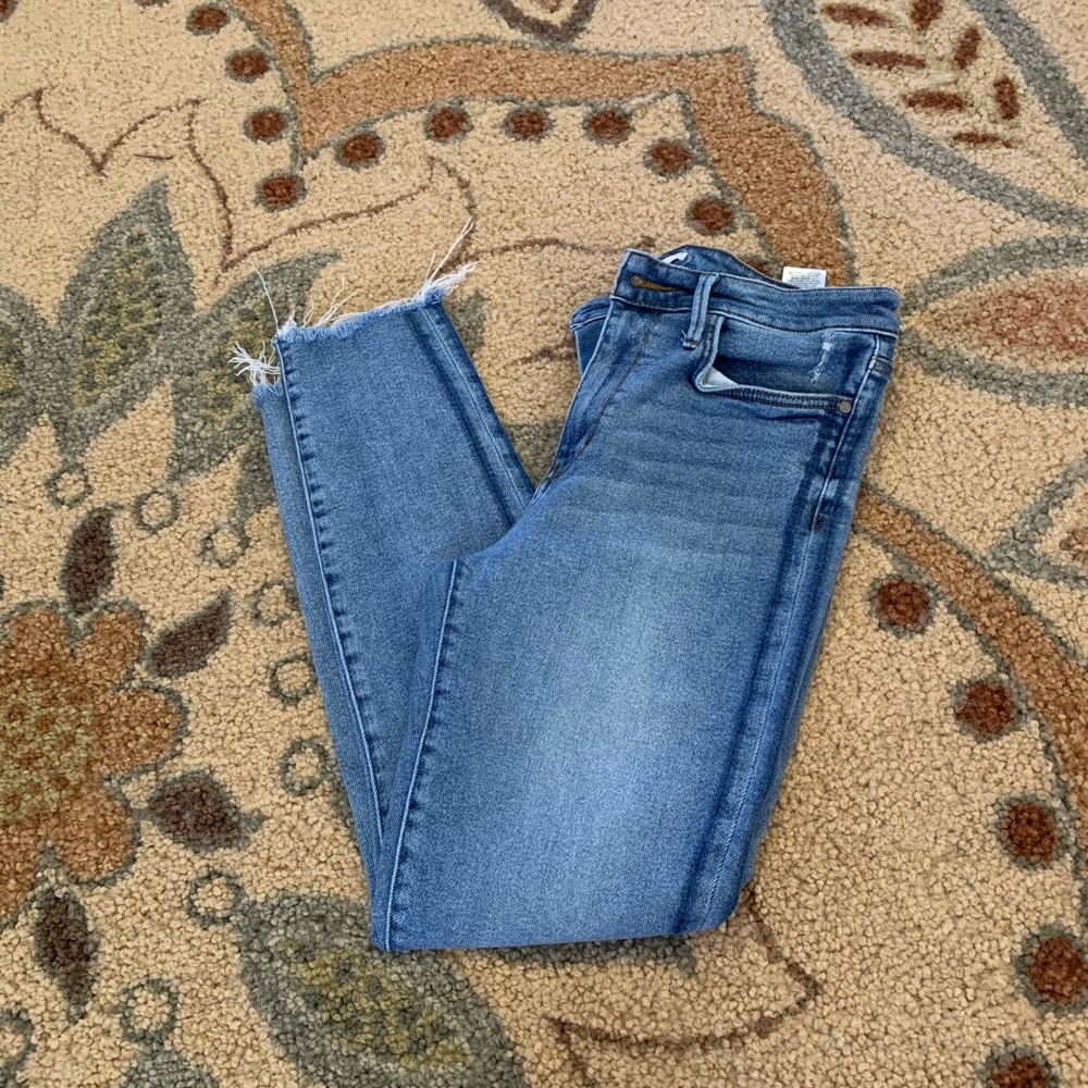 Sam Edelman raw hem jeans